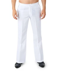 Suitmeister Men's Disco Costume Suit - Saturday Night Fever Outfit Blazer And Flare Pants White