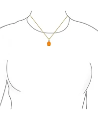 Bling Jewelry Classic Simple Cz Accent 5CT Oval Solitaire Created Opal Pendant Necklace Sterling Silver 16-18 Inch