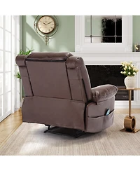 Streamdale Furniture Breathable Leather Massage Recliner