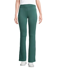 Lands' End Women's High Rise Serious Sweats Fleece Lined Pocket Bootcut Pants