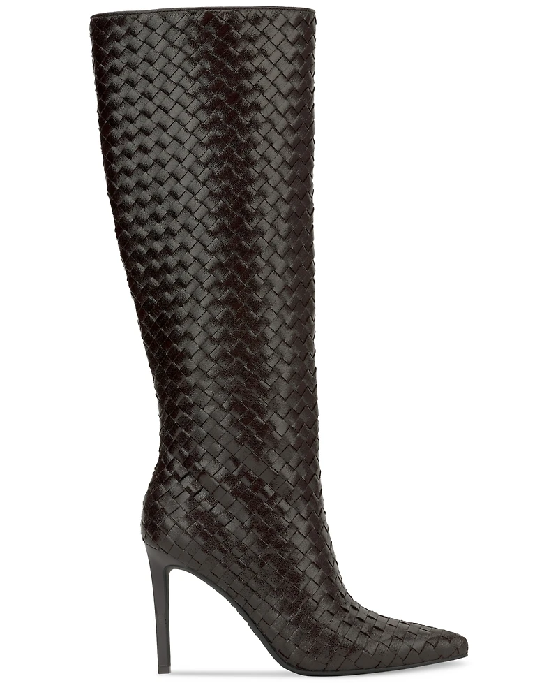 I.n.c. International Concepts Women's Savonia Woven Knee High Boots, Created for Macy's