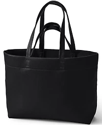 Lands' End Women's Faux Leather Tote