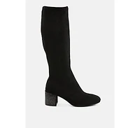 Sinaloa Microfiber Knee High Boots