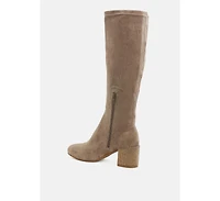 Sinaloa Microfiber Knee High Boots Women