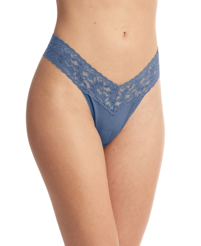 Hanky Panky Women's Supima Cotton Low Rise Thong