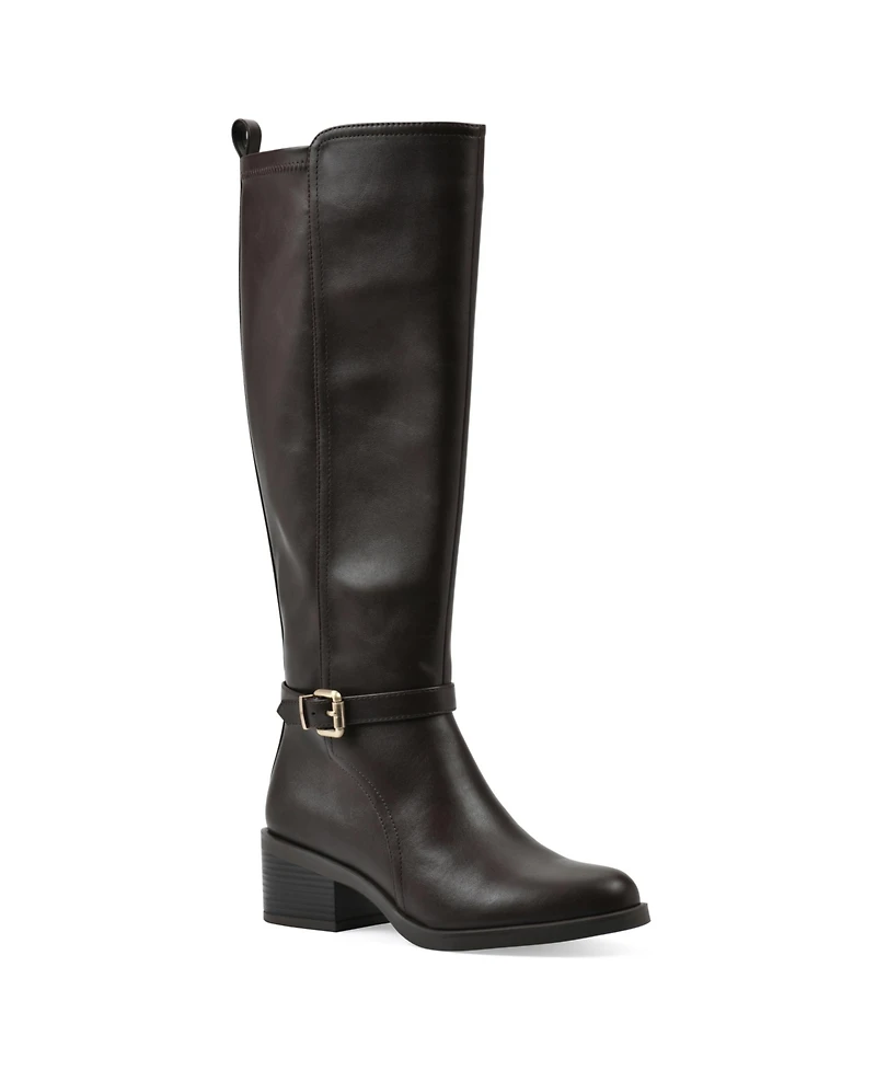 White Mountain Women's Custard Tall Shaft Riding Boots