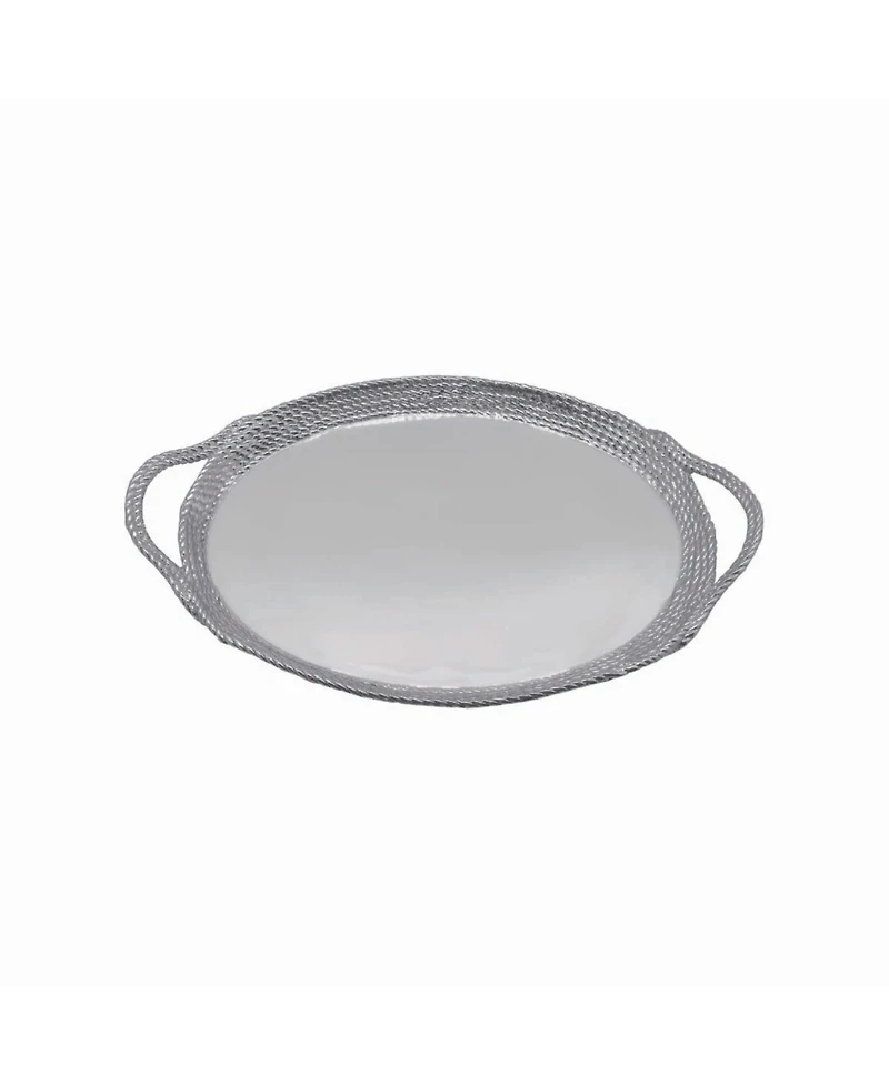 Mariposa Rope Oval Cocktail Tray