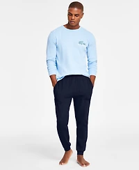 Lacoste Men's Straight-Fit Thermal Waffle-Knit Joggers