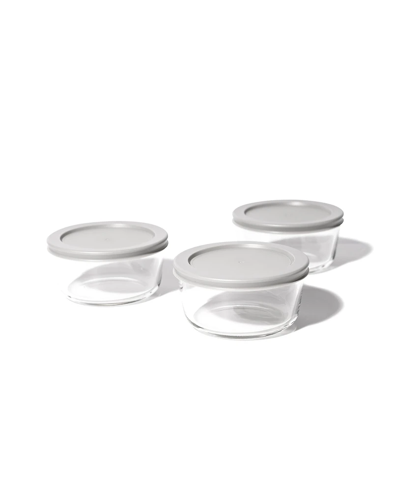 Dura Living -Piece Cup Round Food Storage and Meal Prep Container Set