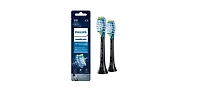 Sonicare Philips Premium Plaque Control replacement toothbrush heads Black 2-pk