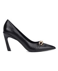 Women's Katerina- Lizard Embossed Pump Heels