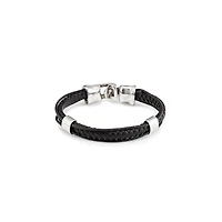 UNOde50 Sterling Silver Brown Leather Bracelet