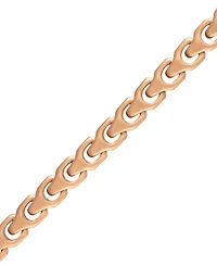 Bulova Men's Rose Gold-Tone Stainless Steel Link Bracelet