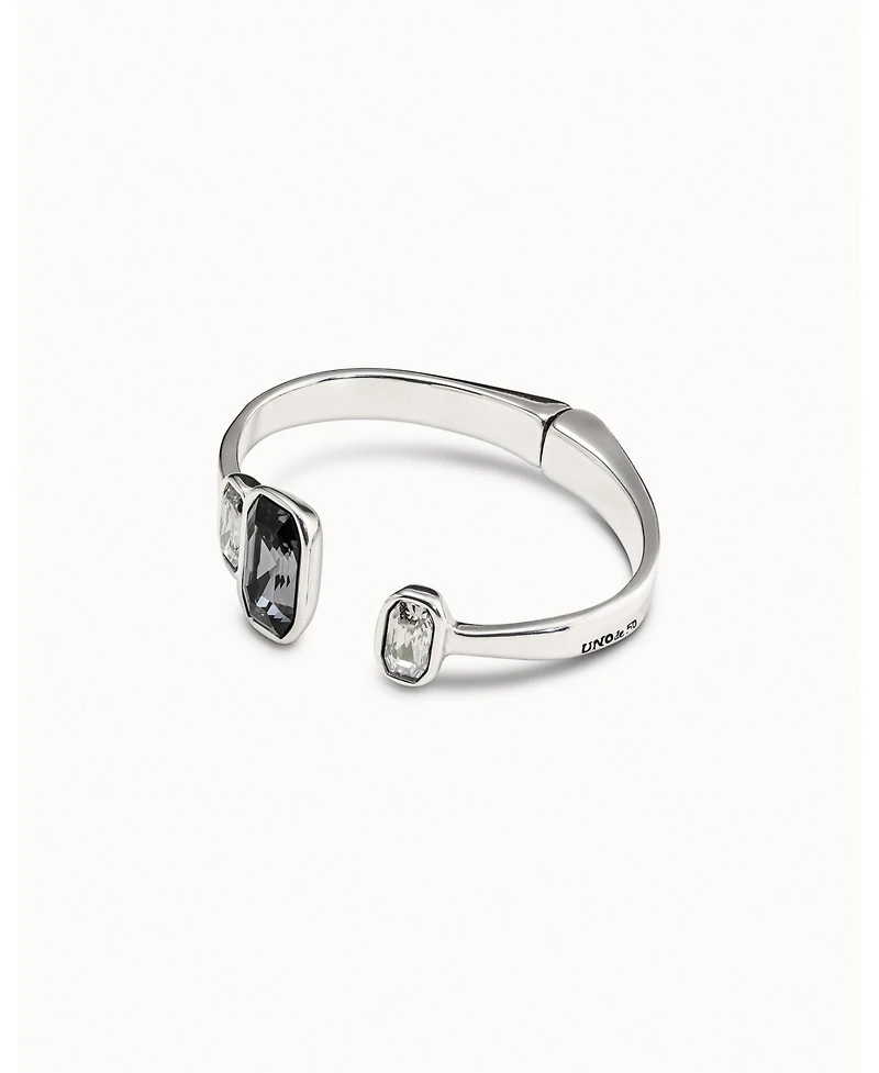 UNOde50 Sterling Silver Plated Metal Alloy Hidden Spring Bracelet