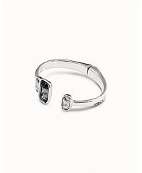 UNOde50 Sterling Silver Plated Metal Alloy Hidden Spring Bracelet