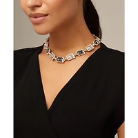UNOde50 Sterling Silver-Plated Metal Alloy Clasp Necklace