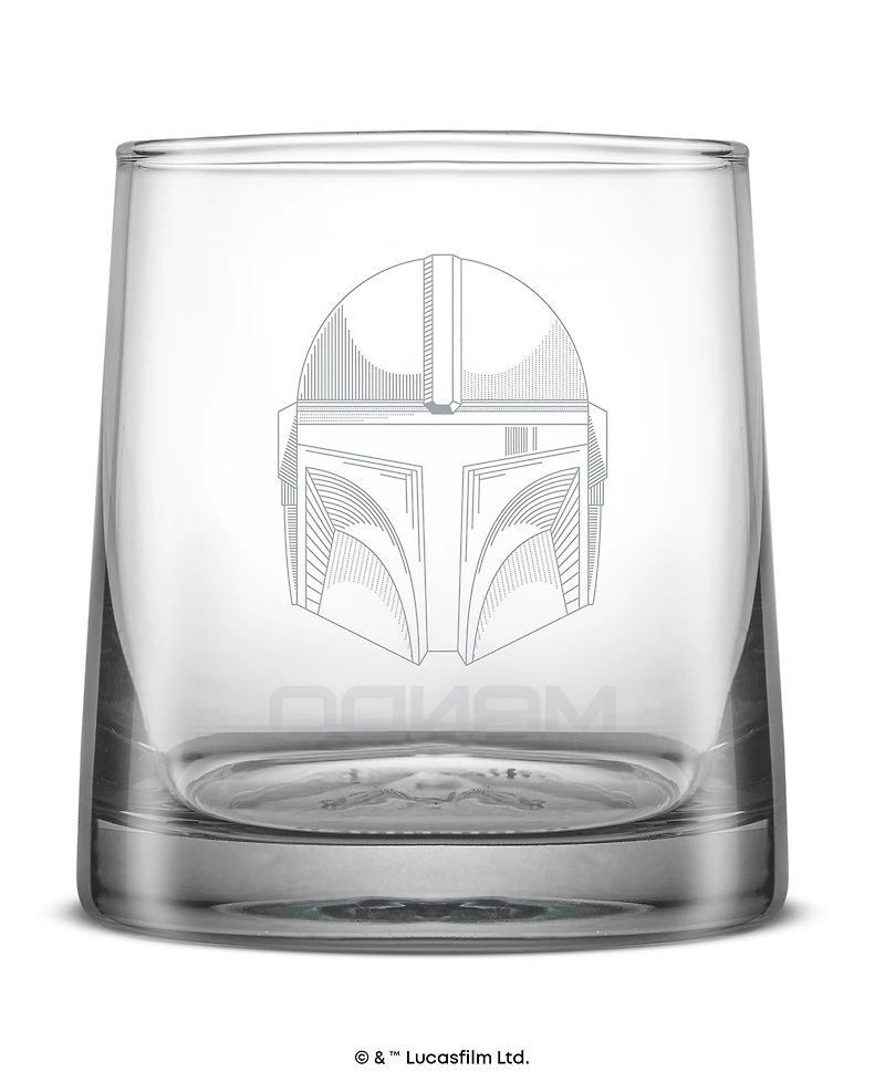 JoyJolt Star Wars The Mandalorians Short Drinking Glasses, Set of 4