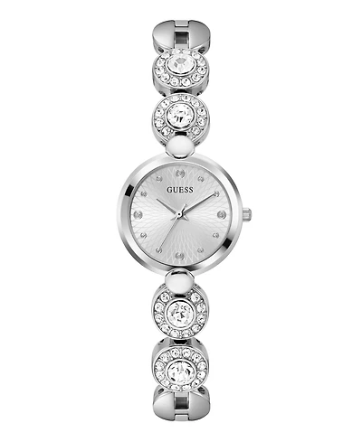 Guess Women's Analog Silver Tone Stainless Steel Watch, 26 mm