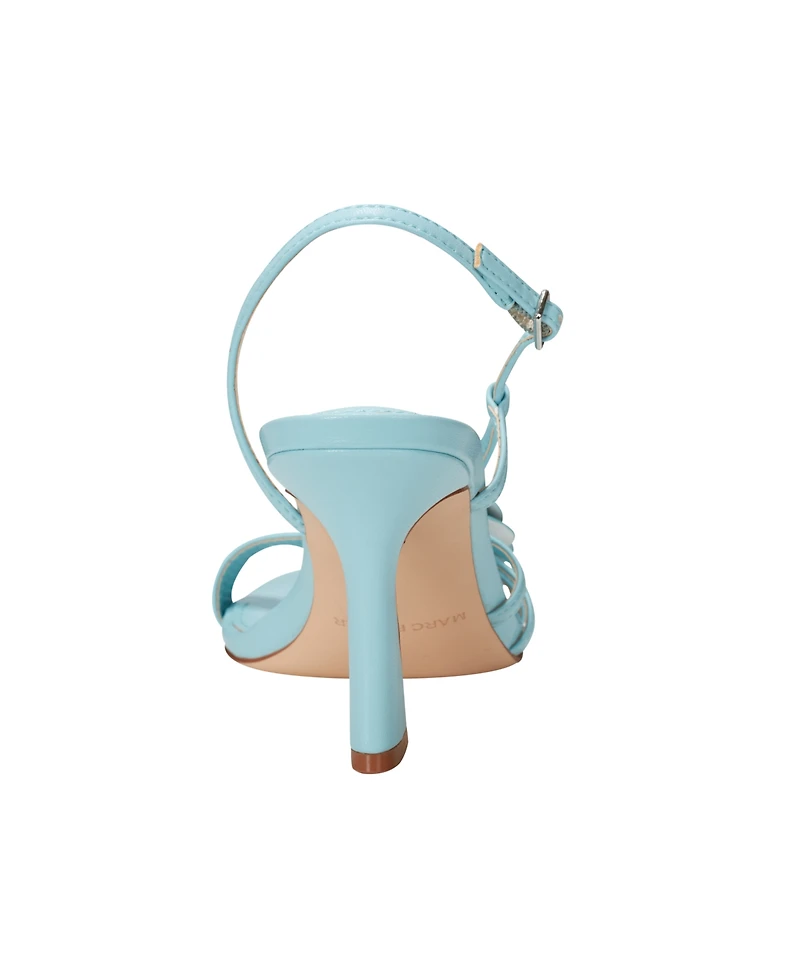 Marc Fisher Women's Hallan Rose Tapered Heel Sandals