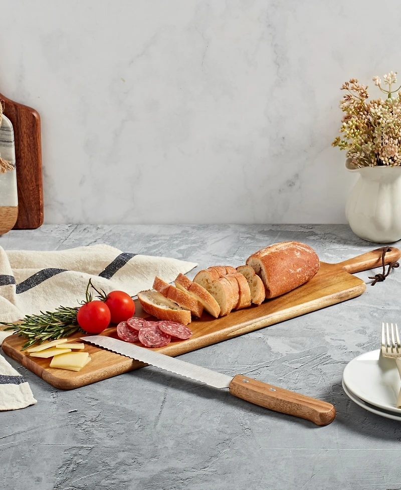 Tabletops Gallery Acacia Rectangular Serving Board Set