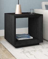 Hudson & Canal 22" Tannen Wide Rectangular Side Table
