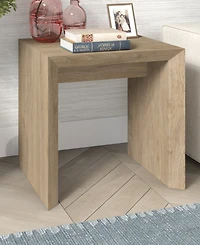 Hudson & Canal 22" Oswin Wide Rectangular Side Table