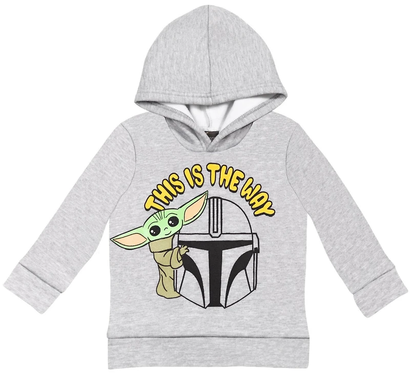 Starwars Toddler Boys Star Wars The Mandalorian Fleece Pullover Hoodie and Pants Outfit Set to (12 Months - 18-20)