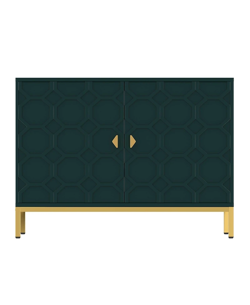 Freestanding Storage Cabinet 2-Door Accent Cabinet