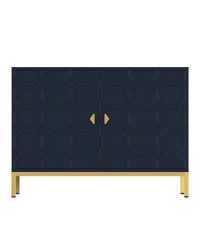 Freestanding Storage Cabinet 2-Door Accent