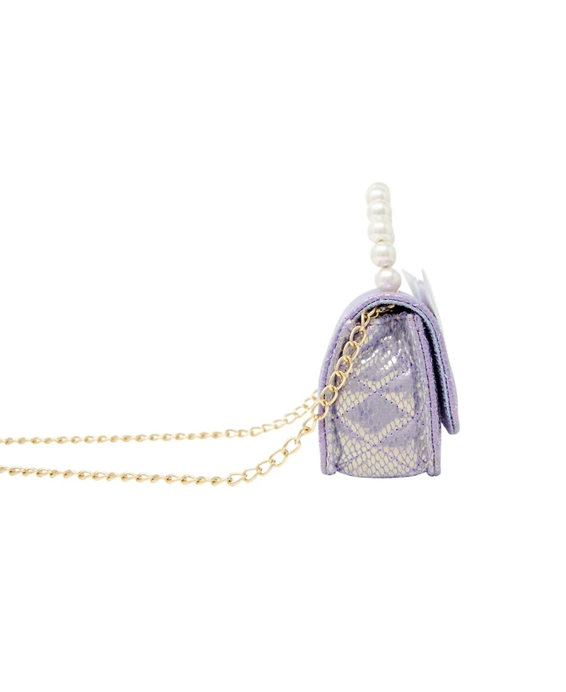 Tiny Treats + Zomi Gems Girls Mermaid Tail Pearl Handle Bag