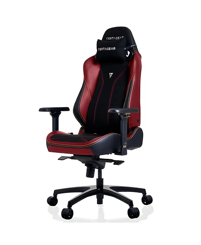 Vertagear SL5800 Ergonomic Large Gaming Chair featuring ContourMax Lumbar & VertaAir Seat systems - Rgb Led Kits Upgradeable Burgundy Red