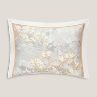Togas Sybil Sham Queen grey-blue-white-gold