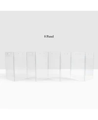 Hiddin Low Pet Gate Zig Zag Options 8 panel