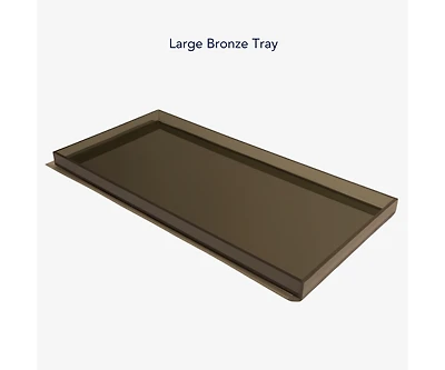 Hiddin Grey Overflow Feeder Tray, Large