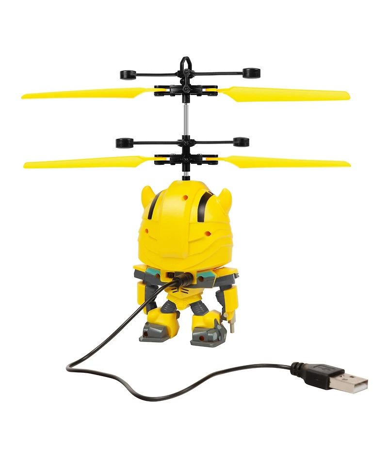 World Tech Toys Hasbro Transformers Bumblebee Flying Ufo Helicopter