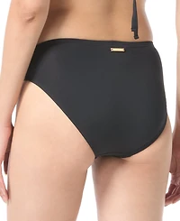 Vince Camuto Women's Twist-Waist Mid-Rise Bikini Bottoms