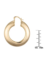 Macy's Gold-Plated Tube Hoop Earrings