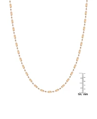 Macy's Gold-Plated Beige Crystal Long Necklace