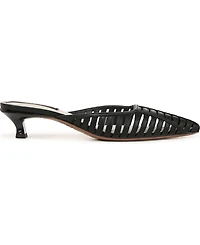Franco Sarto Women's Marlina Fisherman Pointed Toe Kitten Heel Mules