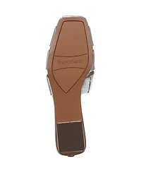 Franco Sarto Women's Tavana Fisherman Square Toe Flat Mules