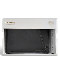 Champs Men's Iconic Collection Leather Bi-Fold Wallet