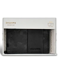 Champs Men's Camo Collection Leather Top Wing Wallet