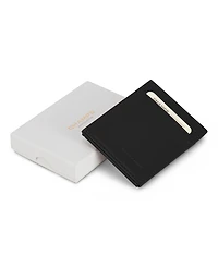 Champs Men's Onyx Collection Leather Mag Hybrid Card Holder