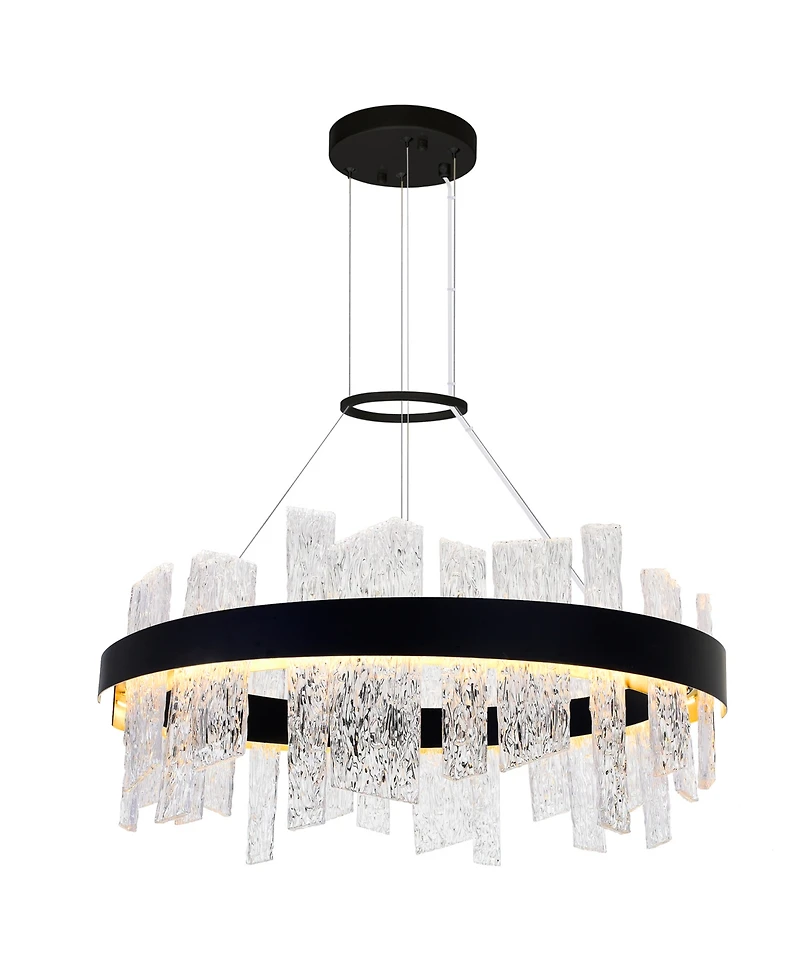 Cwi Lighting 14" Metal Guadiana Led Chandelier