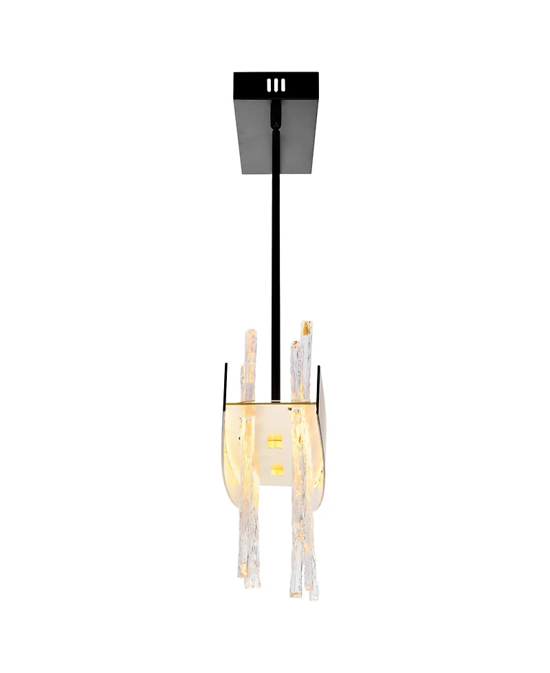 Cwi Lighting 14" Metal Guadiana Led Chandelier
