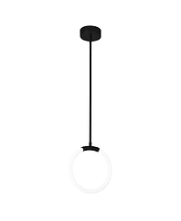 Cwi Lighting 10" Metal Hoops 1 Light Led Pendant