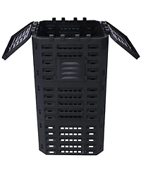 Slickblue Garden Composter Bin Made from Recycled Plastic – 132 Gallons (500 Liters) Large Capacity Compost Bin for Fertile Soil