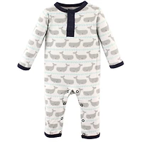 Hudson Baby Boys Cotton Coveralls
