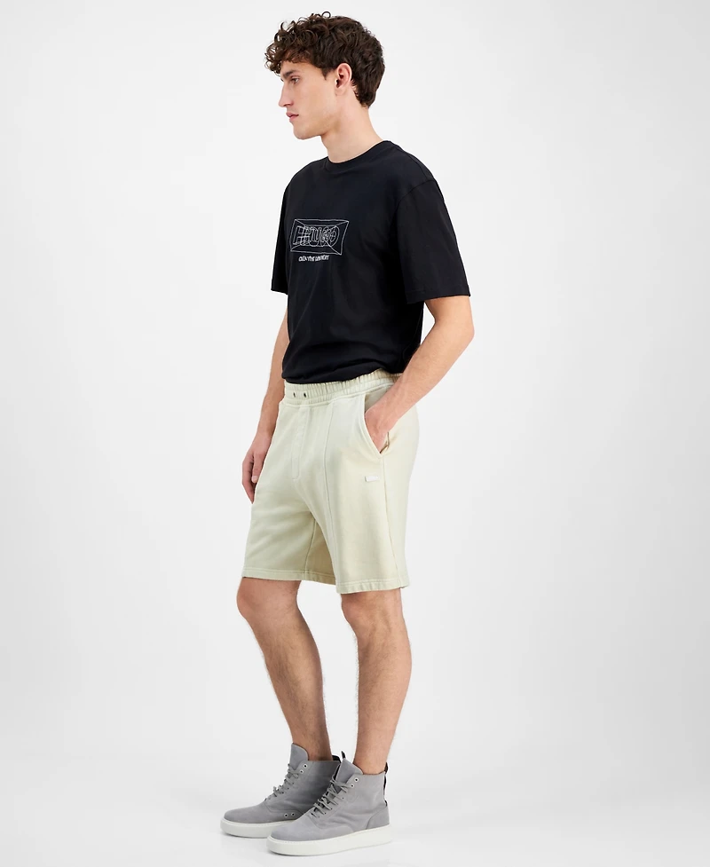 Hugo by Boss Men's Nuralpo Elastic Waist French Terry 7-2/3" Shorts