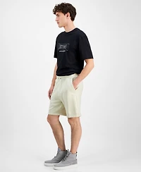 Hugo by Boss Men's Nuralpo Elastic Waist French Terry 7-2/3" Shorts